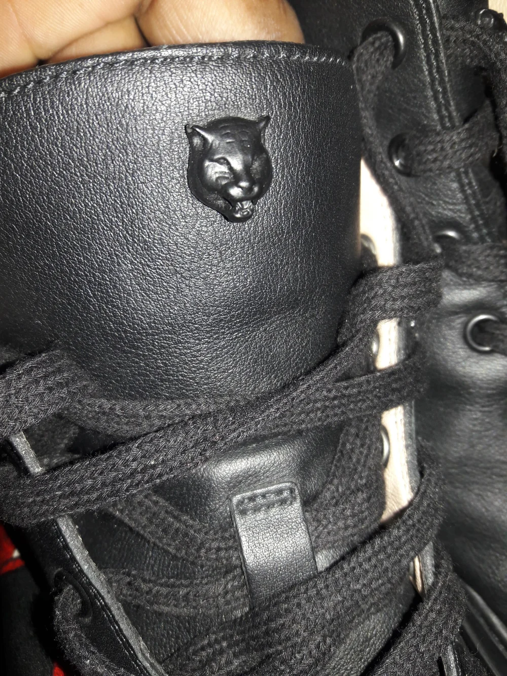Gucci black leather